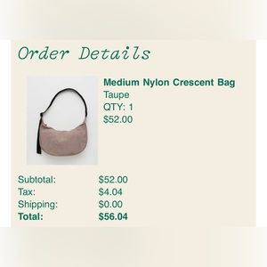 Baggu Medium Crescent Bag